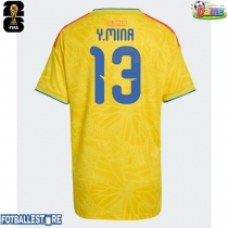 Colombia Yerry Mina #13 Hjemmedrakt Dame VM 2026 Kortermet